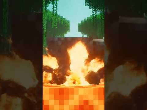 Minecraft Anvil Explosion Realism! #minecraft #asmr #realistic