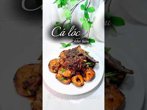 Cá lóc kho tiêu. #batythovaobep #food #cooking #viralvideo #shortsyoutube #viralshorts #calockhotieu