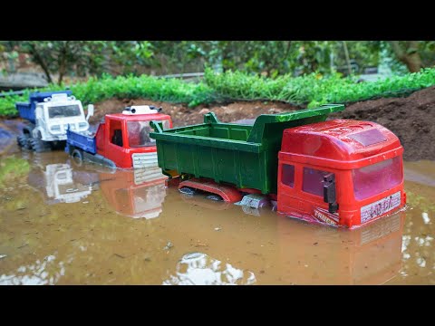 MOBIL TRUK TRONTON MUATAN COCOPEAT - MINIATUR TRUK RC TERGULING UD QUESTER ISUZU GIGA, DUMP TRUCK #1