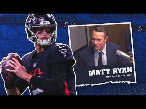 Matt Ryan Talks Trade, Following in Peyton Manning's Footsteps | Colts Free Agency video clip