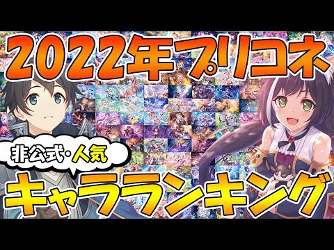 【プリコネR】2022年版非公式プリコネ人気キャラランキング！！【人気】