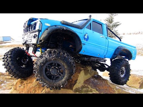 RC ADVENTURES - BUSTED! I broke my Truck doing this - Exploded Axle Housing on the Rocks (w/ Music) - UCxcjVHL-2o3D6Q9esu05a1Q