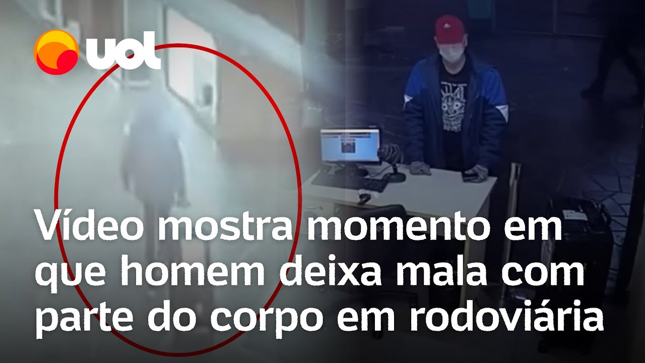 Polícia prende homem que deixou mala com parte de corpo em armário de rodoviária no RS; veja vídeo