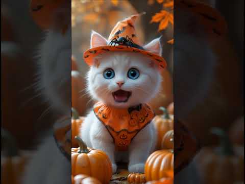 Why Is This Cat All Alone On Halloween?