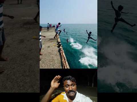 Things to keep in mind when jumping into water like this #dreamtoswim #shortsfeed #klbrobijurithvik