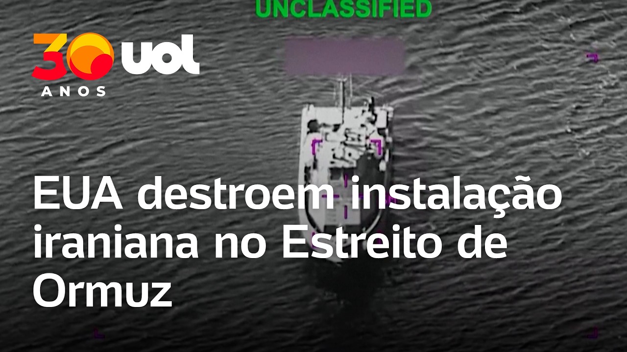 EUA destroem instalação iraniana no Estreito de Ormuz e Trump faz ameaça