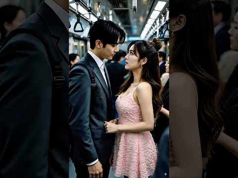 서울의 혼잡한 지하철 #aiart #지하철 #short #subway