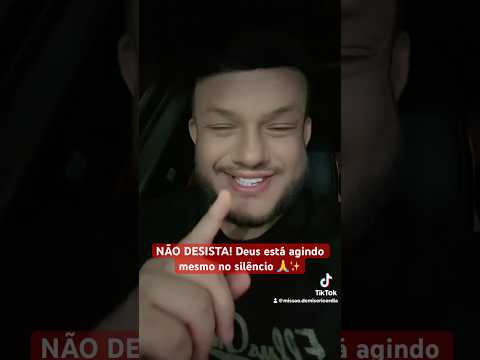 NÃO DESISTA! Deus está agindo mesmo no silêncio 🙏✨