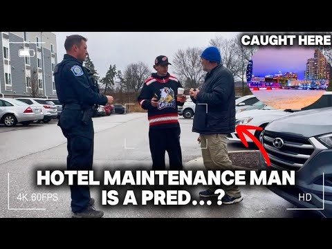 Hotel maintenance man is a PRED 🏨 