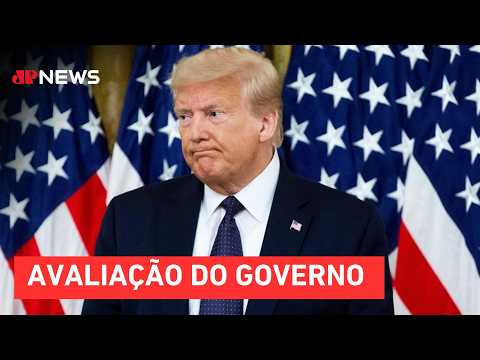 Aprovação de Donald Trump cai para 33% | TEMPO REAL
