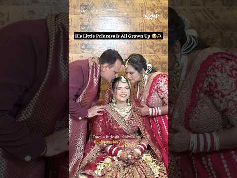 Father's Emotional Reaction to His Daughter’s Bridal Look | Family Love | First Look | Bridal Entry