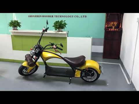 2000w electric moped fat tire scooter