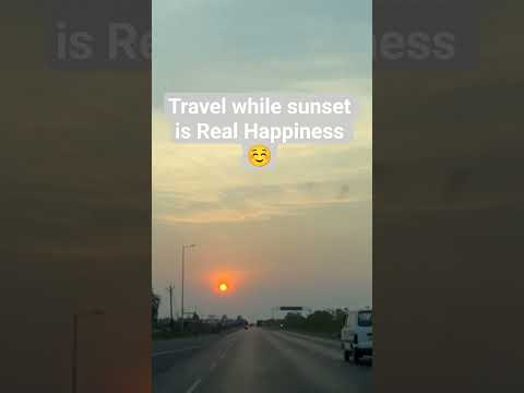 Travelling while Sunset is Real Happiness #shortsfeed #shortsviral #travel #sunset #rajthackeray