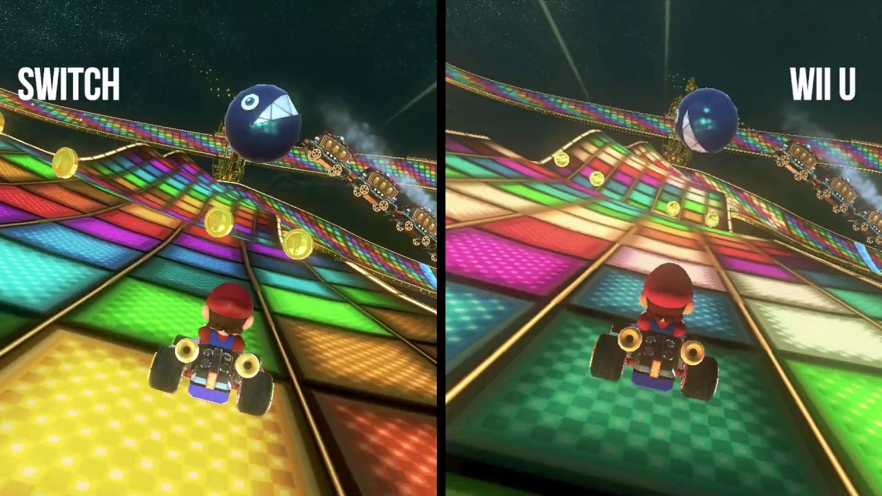 Mario Kart 8 Deluxe Switch Vs Mario Kart 8 Wii U Graphics Comparison Racerlt 8747