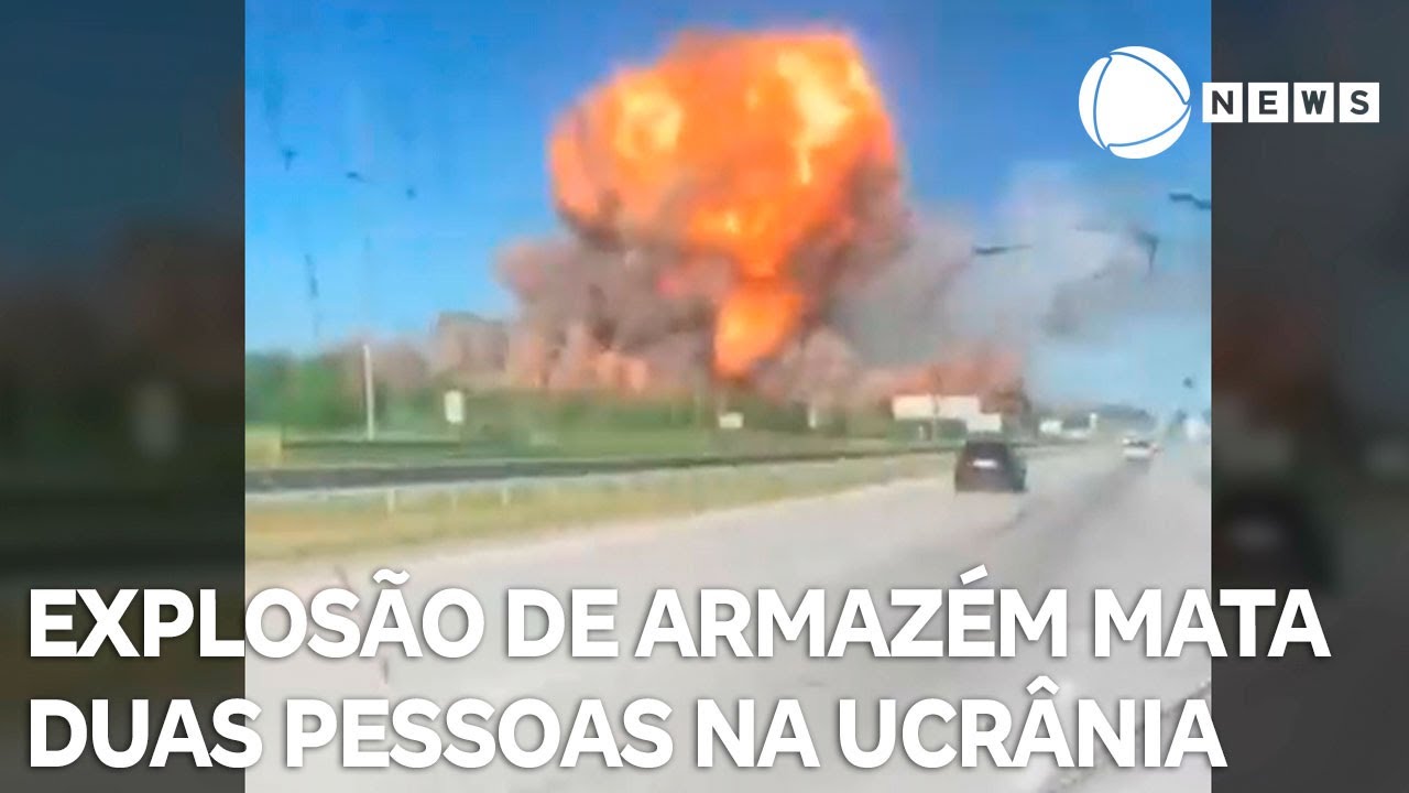 Explosão de armazém deixa dois mortos e 80 feridos na Ucrânia