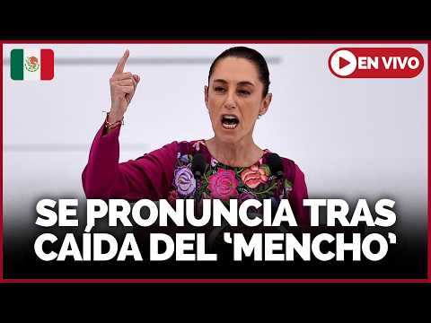 🔴 CLAUDIA SHEINBAUM da reporte tras muerte del 'Mencho': Mañanera del Pueblo 23 de febrero EN VIVO