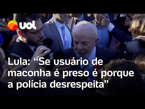 Lula diz que usuários de maconha já não poderiam ser presos, mas que 'a polícia desrespeita'; vídeo