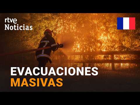 Los incendios del sur de Francia avanzan hacia Burdeos | RTVE Noticias