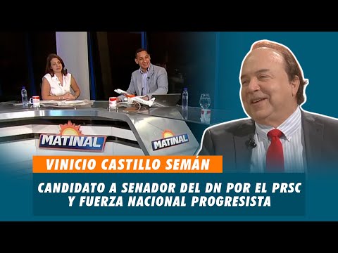 Vinicio Castillo Semán, Candidato a senador del DN por el PRSC y Fuerza Nacional Progresista