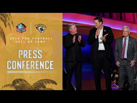 Tony Boselli meets media after being named a Pro Football HOF inductee | Jacksonville Jaguars video clip