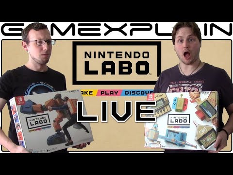 Nintendo Labo LIVESTREAM - Building Variety + Robot Kit Toy-Cons! - UCfAPTv1LgeEWevG8X_6PUOQ