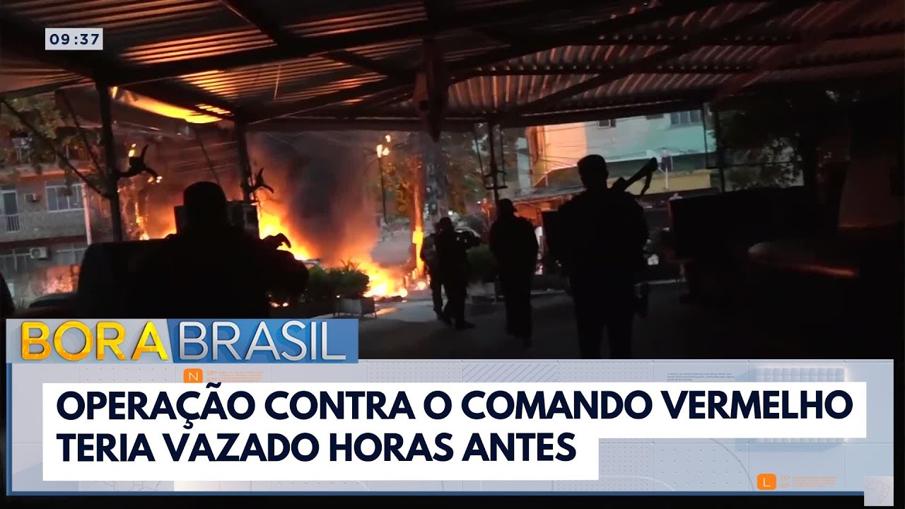 Operação contra o Comando Vermelho teria vazado horas antes  TV Online Operação contra o Comando Vermelho teria vazado horas antes