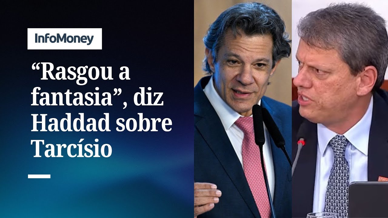Haddad afirma que Tarcísio rasgou a fantasia de uma pessoa de centro | InfoMoney News
