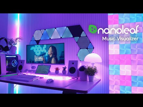 조명 그 이상의 감동! 나노리프 쉐입 블랙 뮤직 비주얼라이저 + 스크린미러 효과