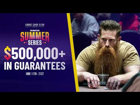 New Video from Andrew Neeme: RunGood Poker MAIN EVENT | $250K Day 1 Feature Table | Lodge Live Stream