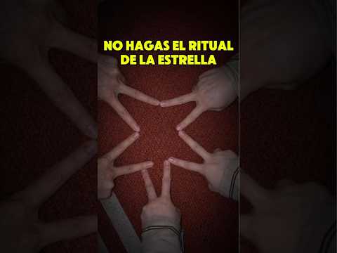 no hagas el ritual de la estrella 😱😱 #misterio #campo #fyp