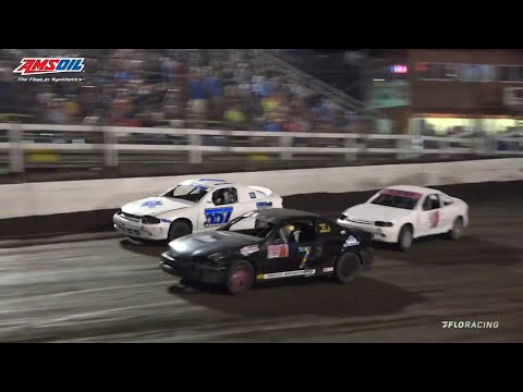 HIGHLIGHTS: USAC vs. Late Model Drivers Hornet Exhibition Race | Macon Speedway | July 6, 2023 - dirt track racing video image