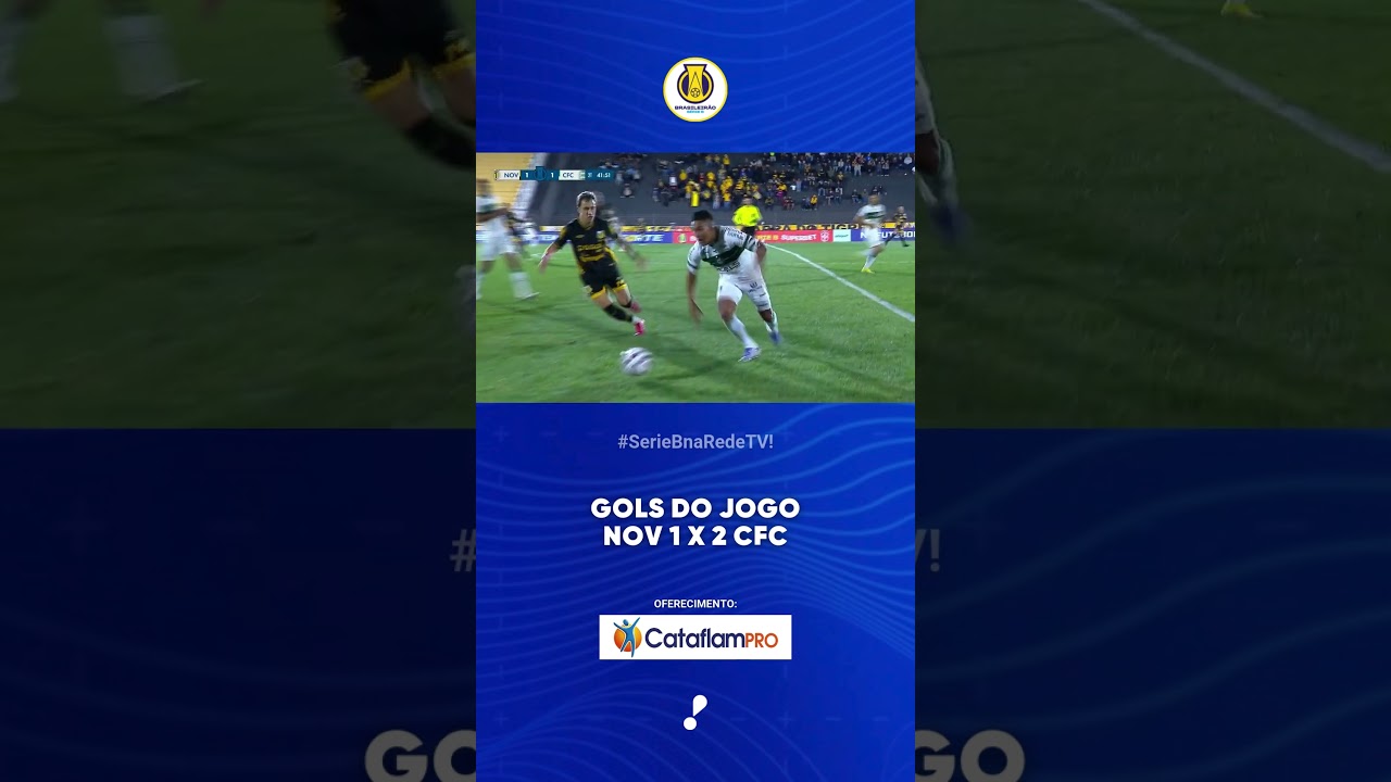 Gols da partida Novarizontino 1 x 2 Coritiba   Série B 2025
