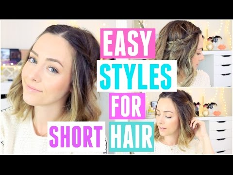 Hairstyles For Short Hair + EASY Way To Curl Hair! - UCsWQWXOPongqZJM5D3B_oRQ