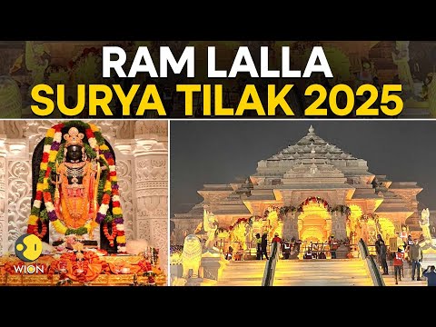 Ayodhya Ram Navmi LIVE: Surya Tilak 2025 Live | Ram Janambhoomi LIVE | Ramlalla Surya Tilak LIVE