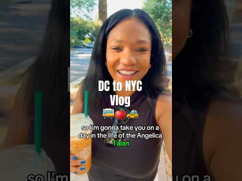DC to NYC Vlog | Part 1 #nycvlog #nycweekend #vamoosebus