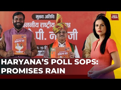 To The Point With Preeti Choudhry: Haryana's Poll Swaps Rain Promises | BJP Vs Congress| India Today