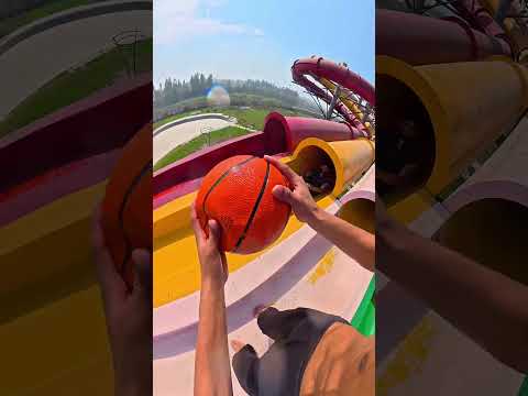 Bela ciao playground parkour waterslides vs basketball fight pov
