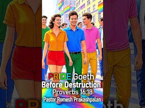 Pride Goeth Before Destruction! - Pastor Romesh Prakashpalan Sermon #shorts #christianshorts #God