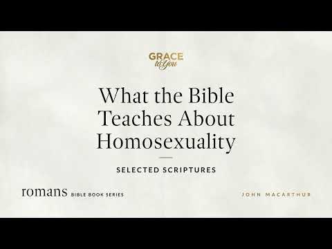 What the Bible Teaches About Homosexuality (Selected Scriptures) [Audio Only]