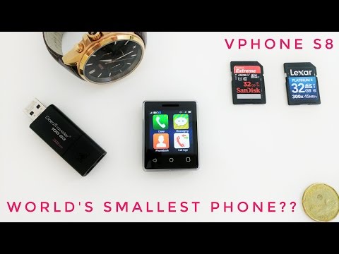 Smallest smartphone in the world! VPhone S8 - REVIEW - UCf_67twWOb9eYH-HX562r6A