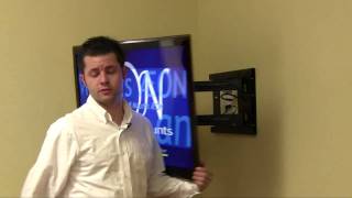Corner TV Mount - Full Motion TV Wall Mount || Youtube Review -