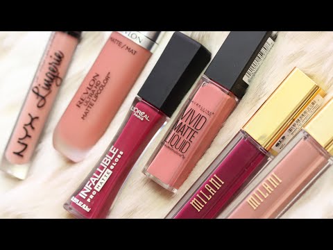 Drugstore Lipstick Review | Liquid Lipstick WEAR Test - UCwQ48S6LdJVdGUM27M0oy4w