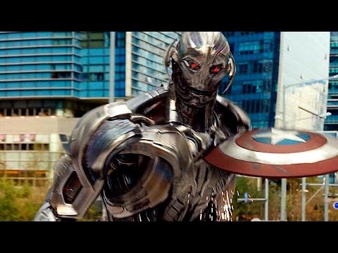 Captain America vs Ultron - Fight Scene - Avengers: Age of Ultron - Movie CLIP HD - UClVbhSLxwws-KSsPKz135bw