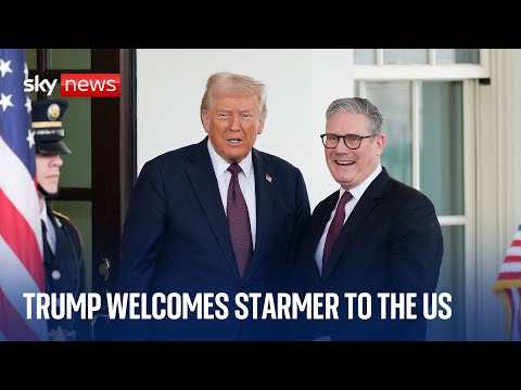 Keir Starmer meets Donald Trump at the White House