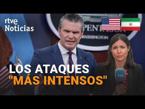 GUERRA ORIENTE MEDIO | PETE HEGSETH: "HOY serán los ATAQUES MÁS INTENSOS sobre IRÁN" | RTVE Noticias
