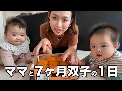 悩めるママと生後7ヶ月双子のある1日