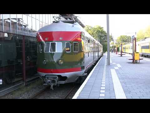 Treinspot: Mat'36 arriveert in het Spoorwegmuseum | SpoorwegenTV