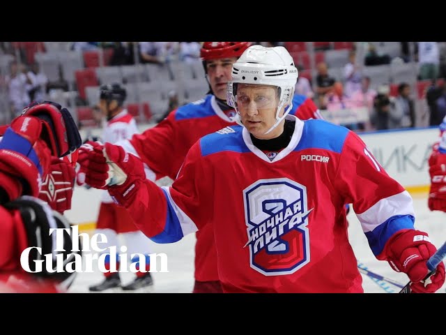 Putin Laces Up for a Game of Hockey