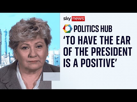 Emily Thornberry defends Keir Starmer after Trump's trip to UK