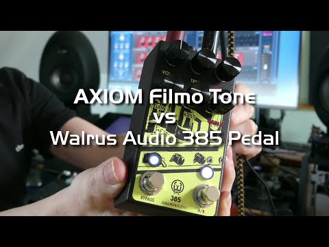 Filmosound Guitar Amp Simulations Compared: Axiom Software vs Walrus Audio 385 Pedal